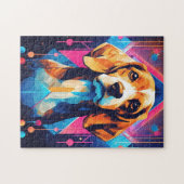 Puzzle Art Beagle coloré (Horizontal)