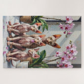 Puzzle Art botanique de l'orchidée Sphynx (Horizontal)