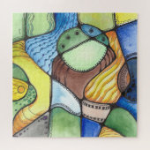 Puzzle Art Carré neurographique (Horizontal)