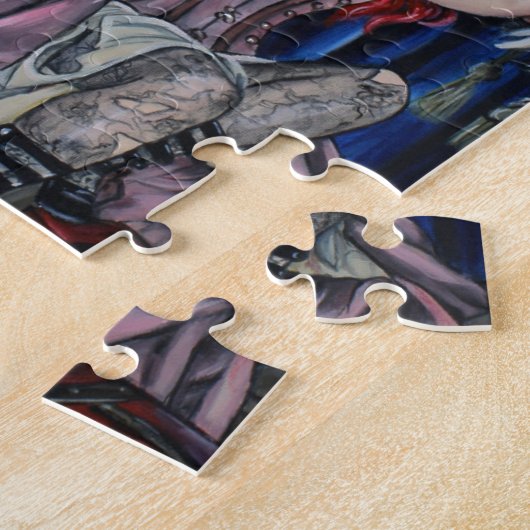 Puzzle art cassé de fée de steampunk (Côté)