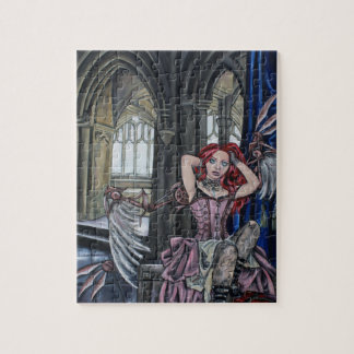 Puzzle art cassé de fée de steampunk