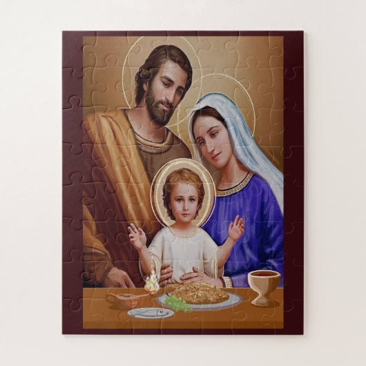 Puzzle Art catholique de la Sainte Famille (Vertical)
