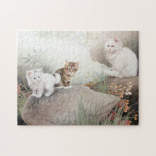 Puzzle Art chinois de chat