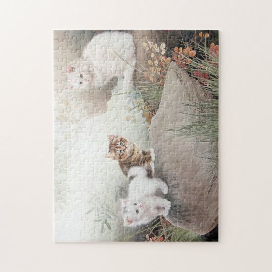 Puzzle Art chinois de chat (Vertical)