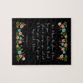 Puzzle Art chrétien de citation - 29:11 de Jérémie (Horizontal)