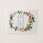 Puzzle Art chrétien de citation - 61:3 de psaume (Horizontal)