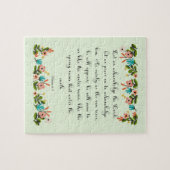 Puzzle Art chrétien de citation - 6:3 de Hosea (Horizontal)
