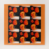Puzzle Art citrouille effrayant (Horizontal)