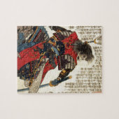 Puzzle Art classique oriental de guerrier de cool (Horizontal)