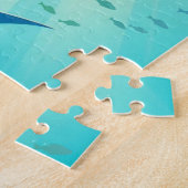 Puzzle Art côtier classique, raie manta (Côté)