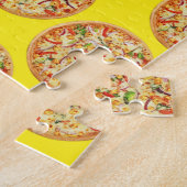 Puzzle Art culinaire abstrait, Pizza (Côté)