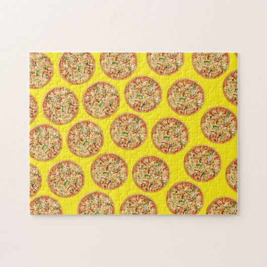 Puzzle Art culinaire abstrait, Pizza (Horizontal)