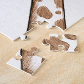 Puzzle Art curieux de girafe (Côté)