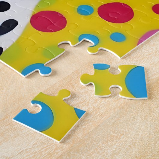 Puzzle Art dalmate coloré (Côté)