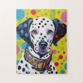 Puzzle Art dalmate coloré (Vertical)