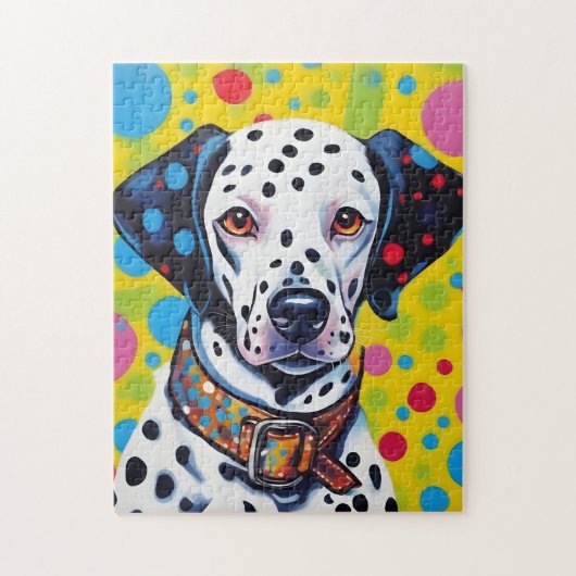 Puzzle Art dalmate coloré (Vertical)