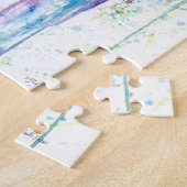 Puzzle Art d'aquarelle d'éléphant (Côté)