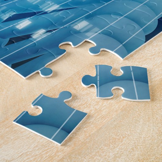 Puzzle Art d'arrière - plan d'abrégé sur la Science (Côté)