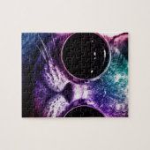 Puzzle Art de bruit de chat de hippie (Horizontal)