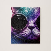 Puzzle Art de bruit de chat de hippie (Vertical)