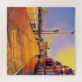 Puzzle Art de bruit de promenade de plage d'Atlantic City (Horizontal)