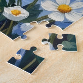 Puzzle Art de chat sibérien Fleur de forêt enneigée (Côté)