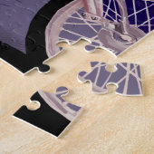 Puzzle Art de clair de lune de moto (Côté)