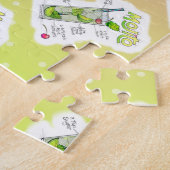 PUZZLE - ART DE COCKTAIL DE RECETTE DE MOJITO (Côté)