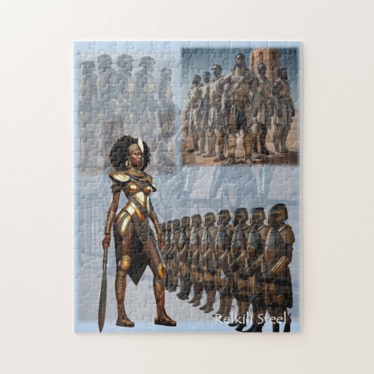 Puzzle Art de couverture en acier Relkili (Vertical)