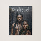 Puzzle Art de couverture en acier Relkili (Vertical)
