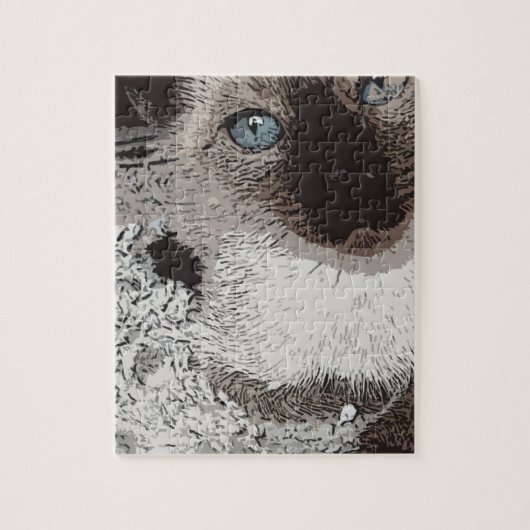 Puzzle Art de famille d'ami d'animal de compagnie de (Vertical)