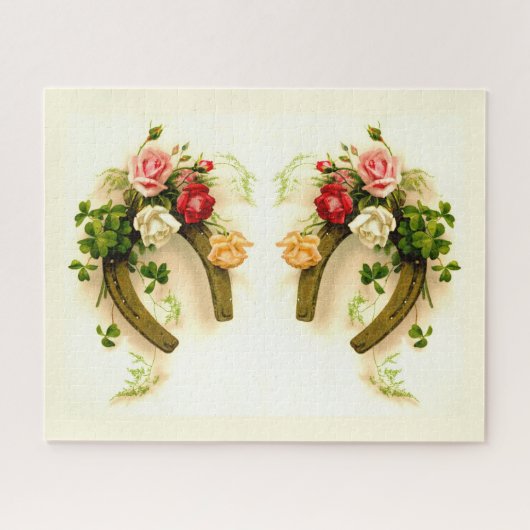 Puzzle Art de fers à cheval chanceux (Horizontal)