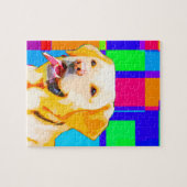 Puzzle Art de golden retriever (Horizontal)