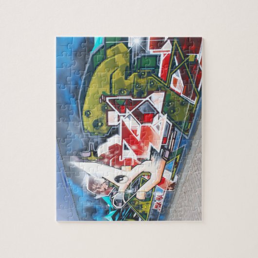Puzzle Art de graffiti de rue de Copenhague (Vertical)
