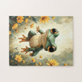 Puzzle art de grenouille fantaisiste (Horizontal)