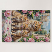 Puzzle Art de la savane d'acacia abyssin (Horizontal)