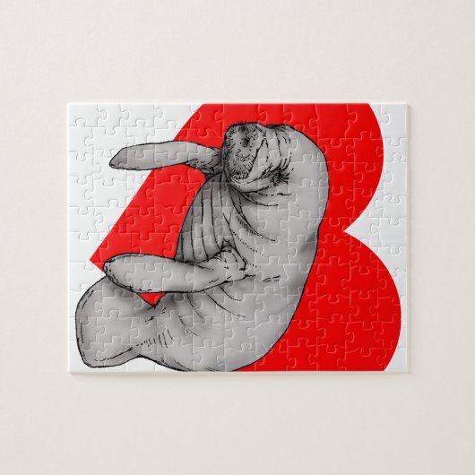 Puzzle art de lamantin (Horizontal)