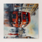 Puzzle Art de l'aquarelle à Londres (Horizontal)