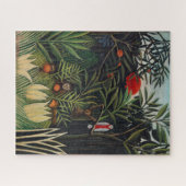 Puzzle Art de l'illustration des singes et des oiseaux de (Horizontal)