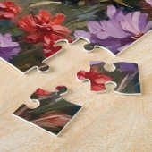 Puzzle Art de Malinois belge sur fond de bruyère (Côté)
