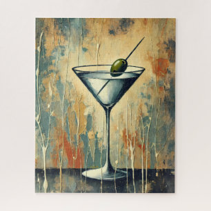 Puzzle Art de Martini en techniques mixtes du milieu du s