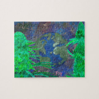 Puzzle Art de mauvaise herbe le monde par le ©TeddyArt