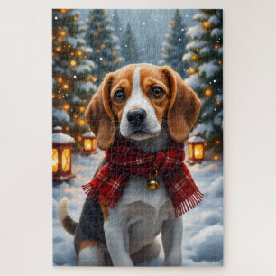 Puzzle Art de Noël Beagle