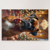 Puzzle Art de Noël Boxer (Horizontal)