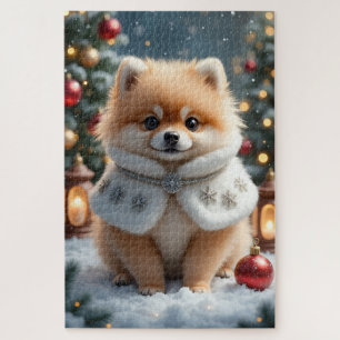 Puzzle Art de Noël de Poméranie