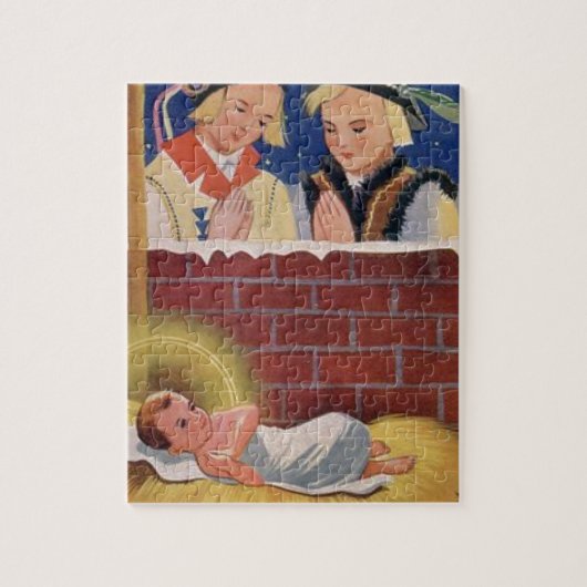 Puzzle Art de Noël polonais de Wesołyeh Świąt de cru (Vertical)