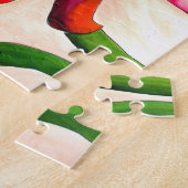 Puzzle Art de peinture à l'aquarelle de fleurs de Gerbera (Côté)