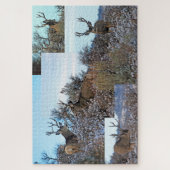 Puzzle Art de photo de cerfs communs de mule (Vertical)