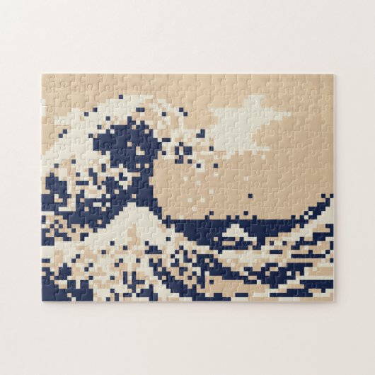 Puzzle Art de pixel de bit du tsunami 8 de pixel (Horizontal)