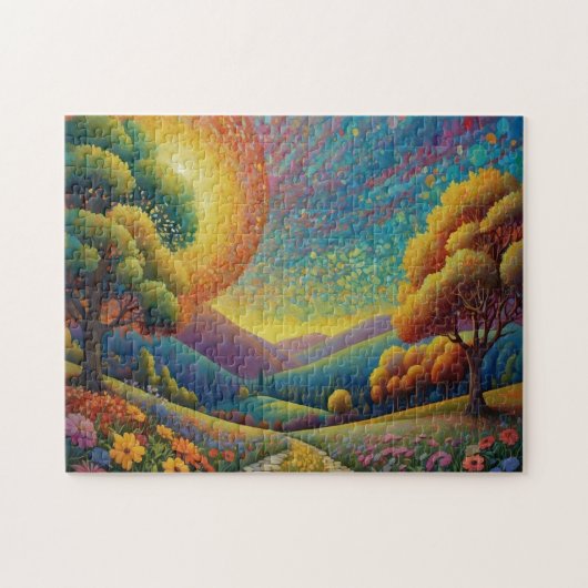 Puzzle Art de prairie coloré (Horizontal)